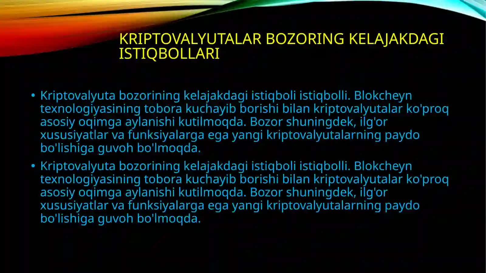Kriptovalyutalar bozori 4