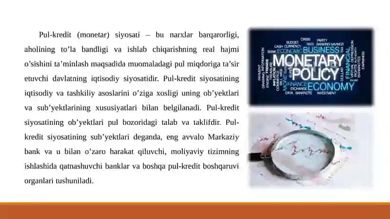 Pul-kredit siyosati 4