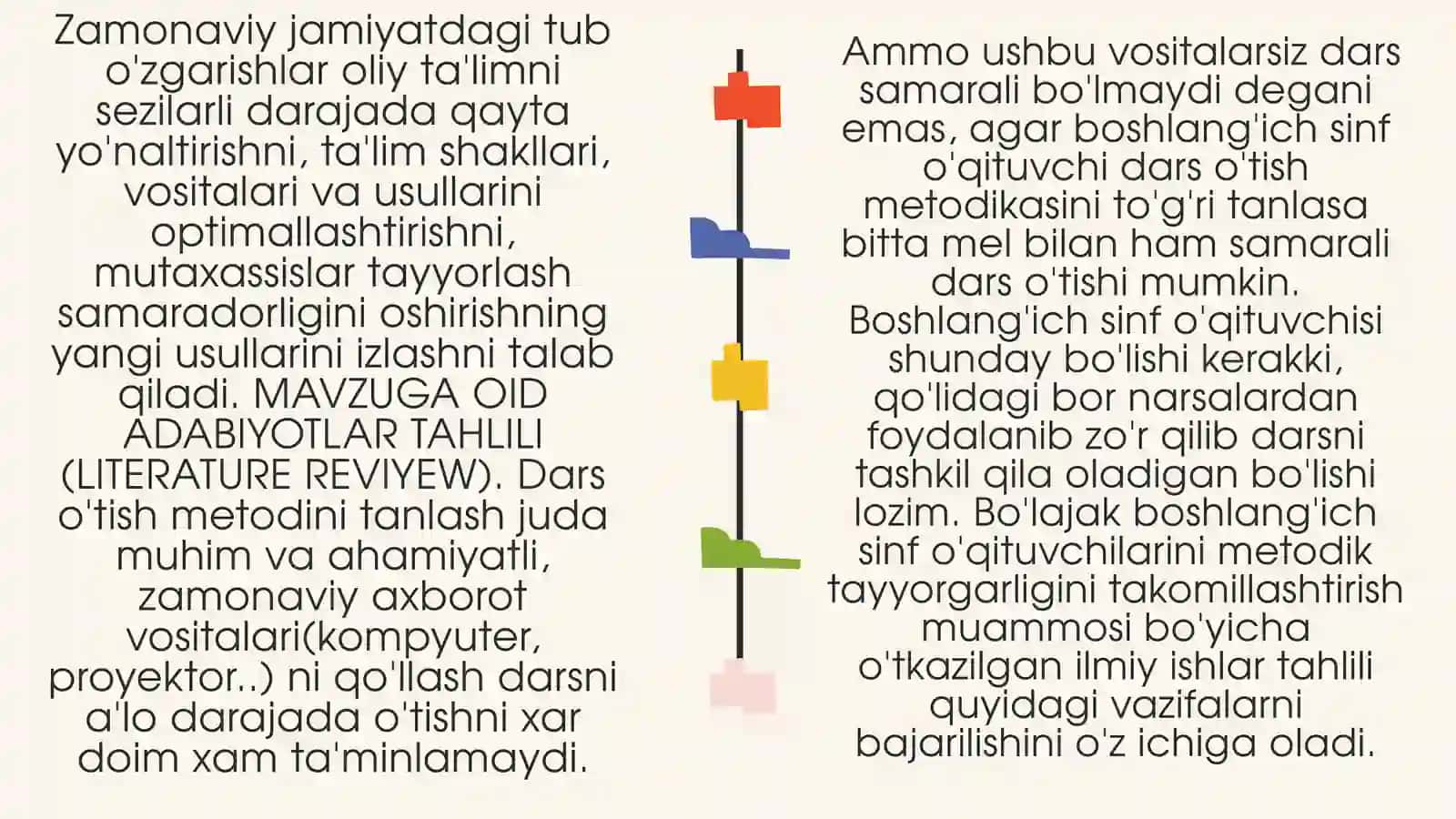 Boshlang‘ich sinf o‘qituvchisining metodik qo‘llanmalardan foydalanish texnologiyasi 4