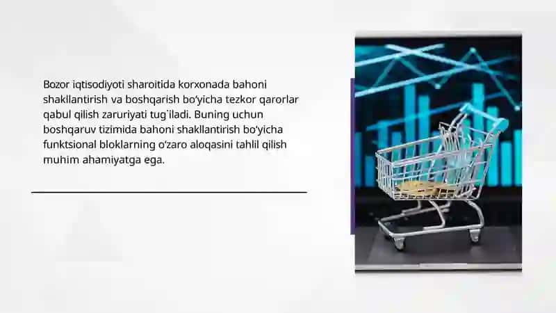 Boshqaruv hisobida baho siyosati va transfer bahoni shakllantirish 4