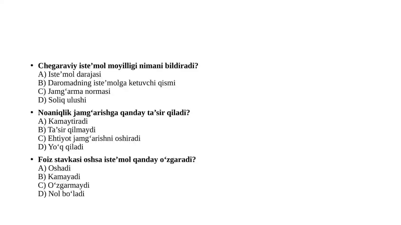 Jamg‘arish va iste’mol 4