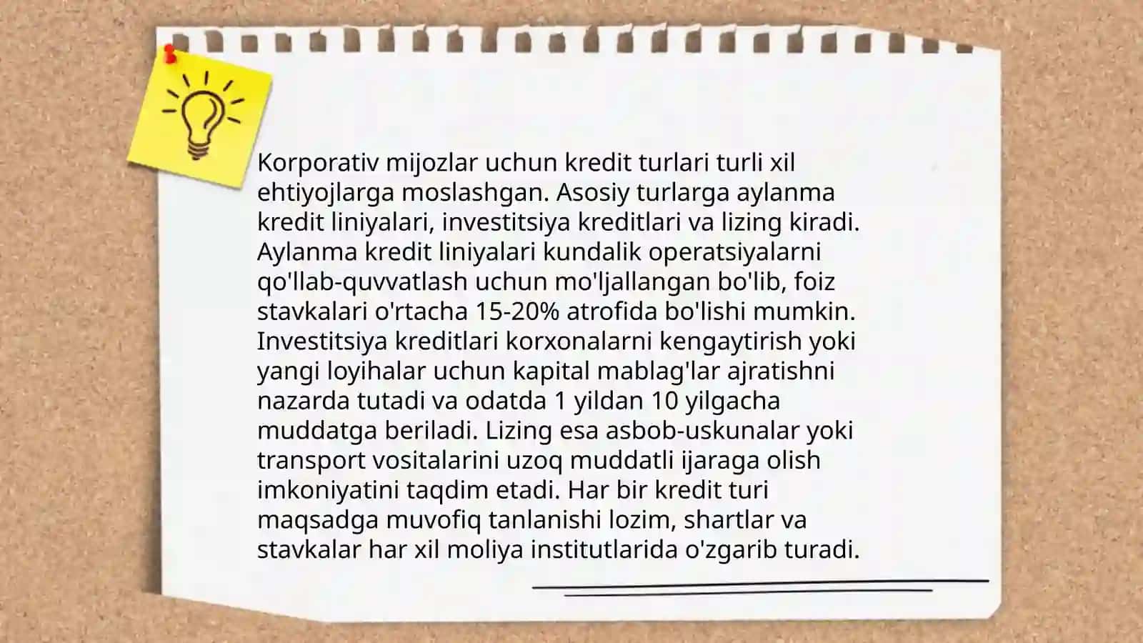 Banklar va korporativ mijozlar 4