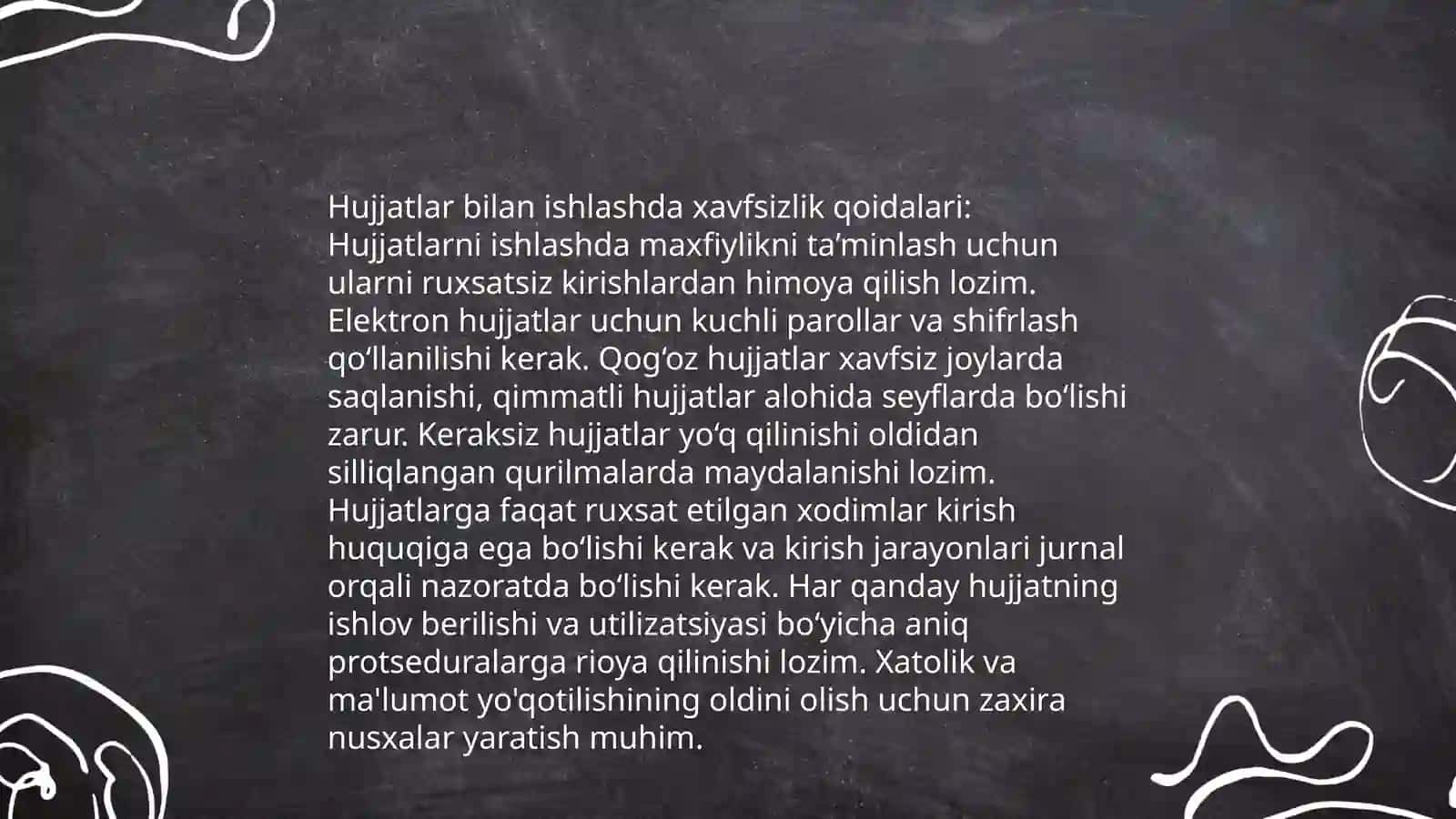 Hujjatlar ustida ishlash tartiboti 4