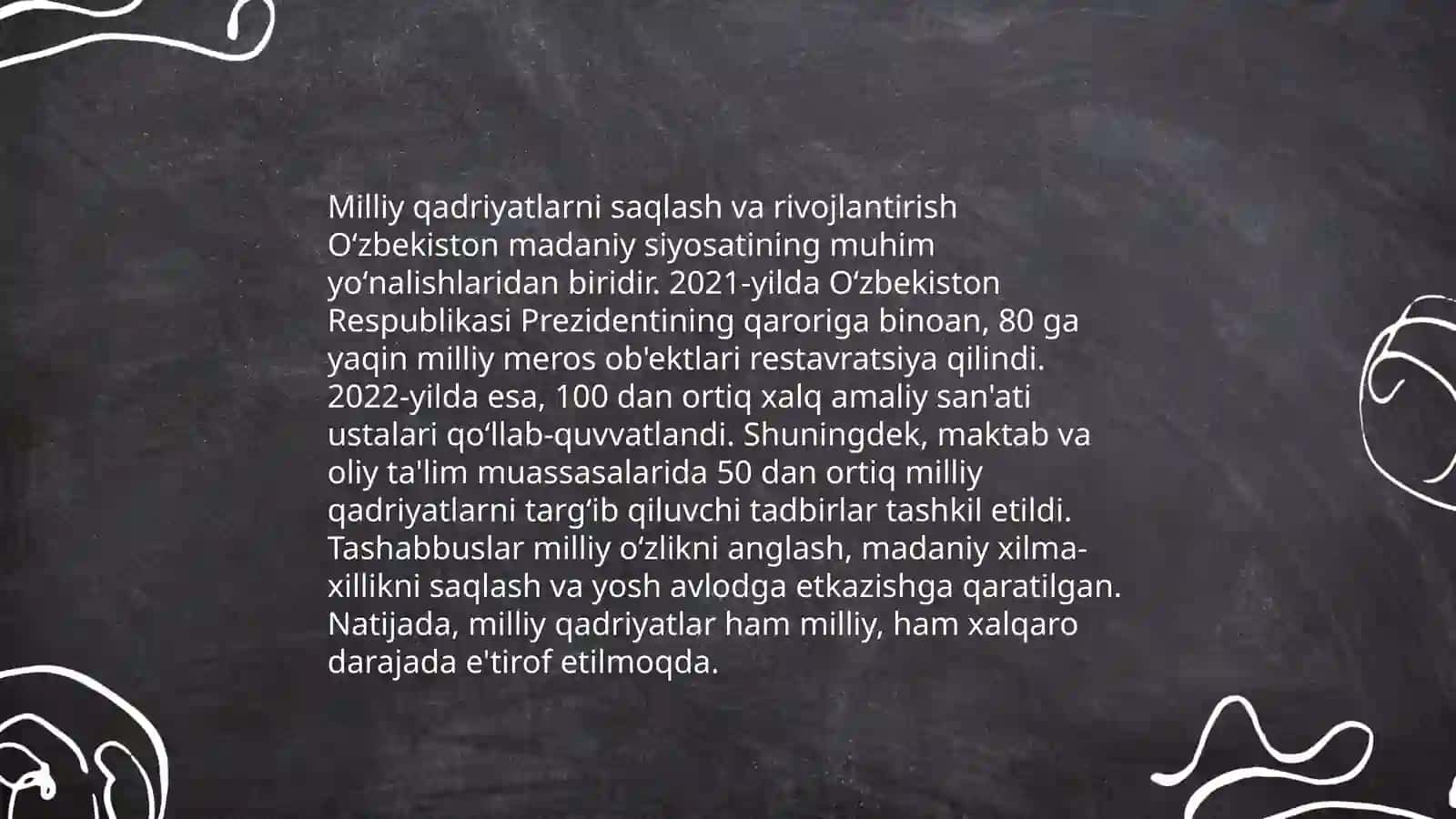 Yangi Oʻzbekistonda maʼnaviyatni yuksaltirish siyosati 4
