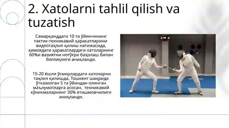 Volan bilan maxsus mashqlar. Musobaqa qoidalari.Ikki tomonlama o'quv o'yini 4