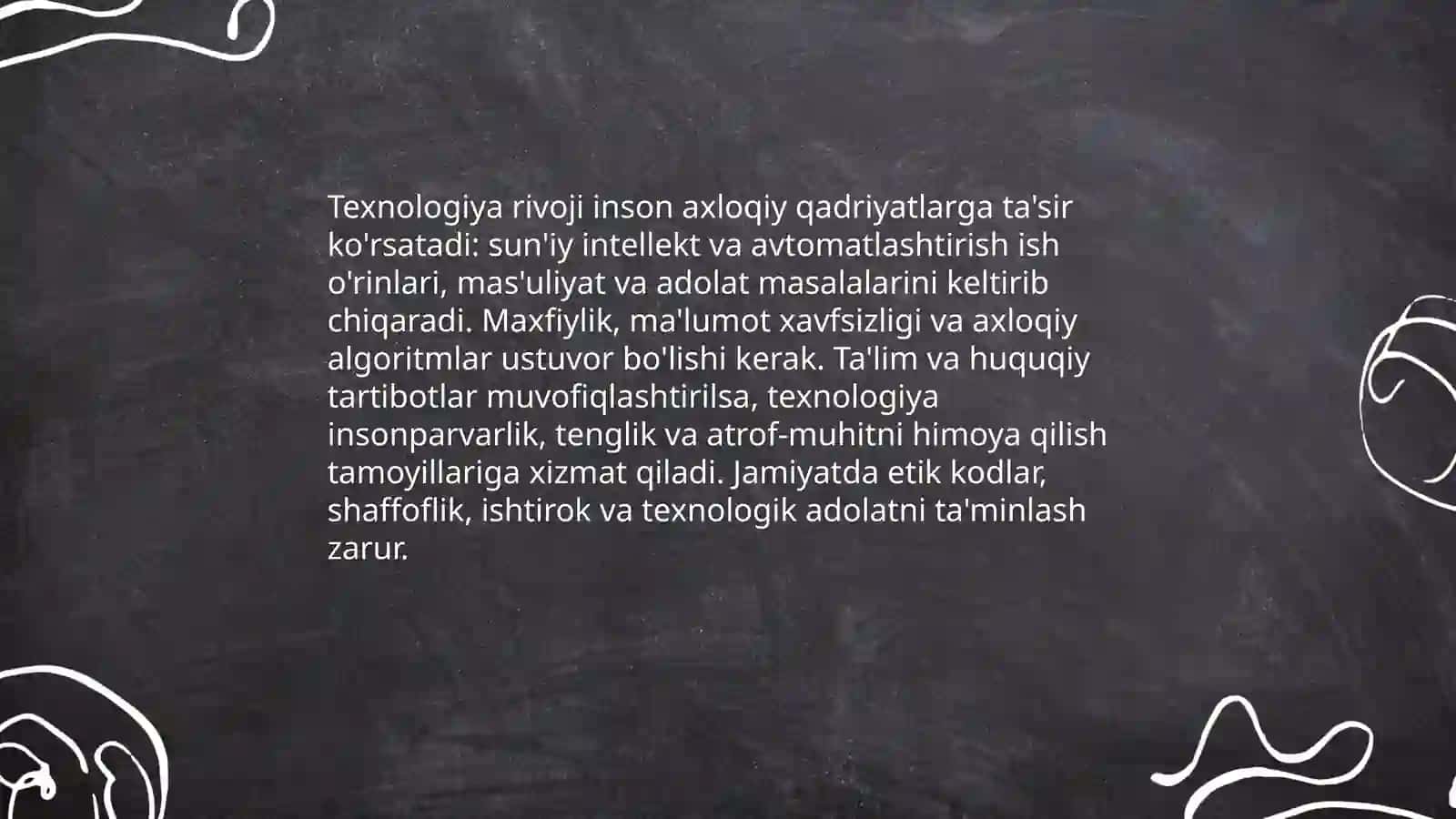 Fan va texnika taraqqiyati inson ma'naviyatiga ta'siri 4