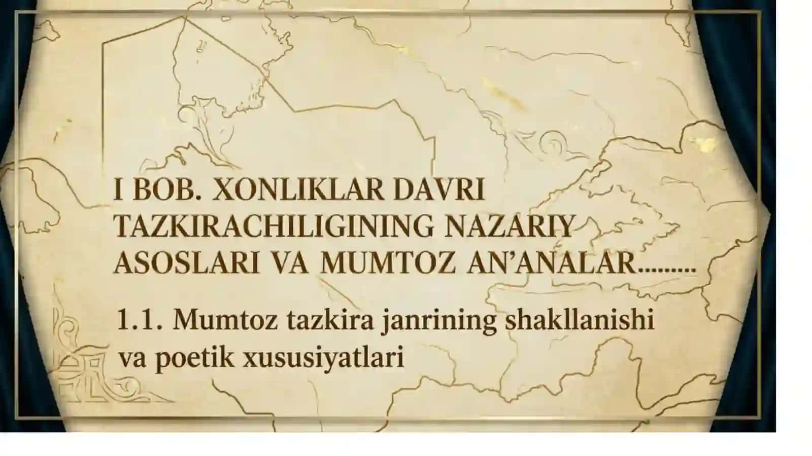 XONLIKLAR DAVRI TAZKIRACHILIGIDA MUMTOZ AN’ANALAR (Qo‘qon adabiy muhiti misolida) 4