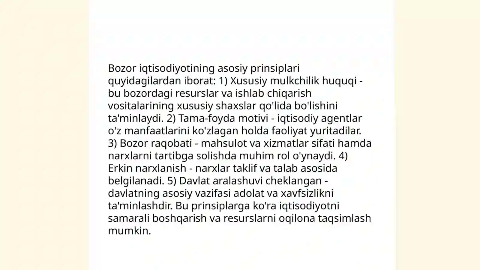 Bozor iqtisodiyotining mazmuni va amal qilishi 4