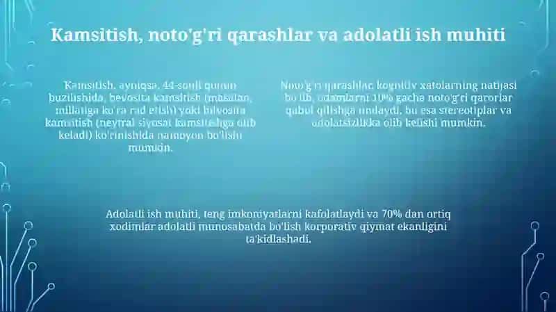 Inson resurslarini boshqarishda guruhlararo munosabatlar 4