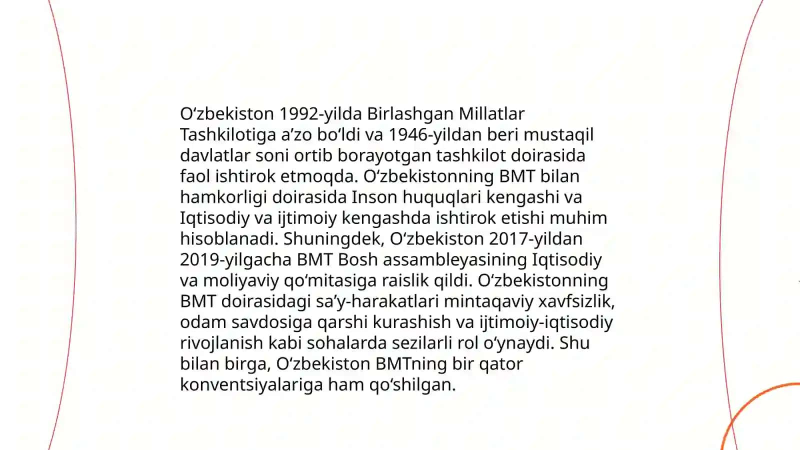 O'zbekiston va BMT hamkorligi 4