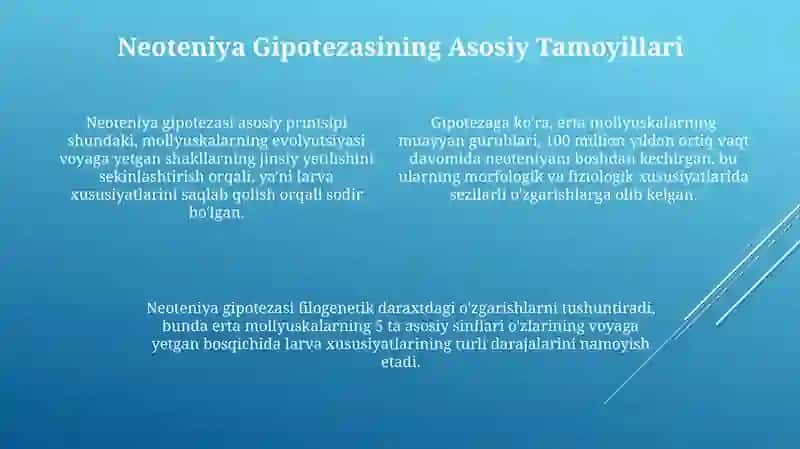 Qobiqlilarning kelib chiqishi va evolyutsiyasi haqidagi o'ylar 4