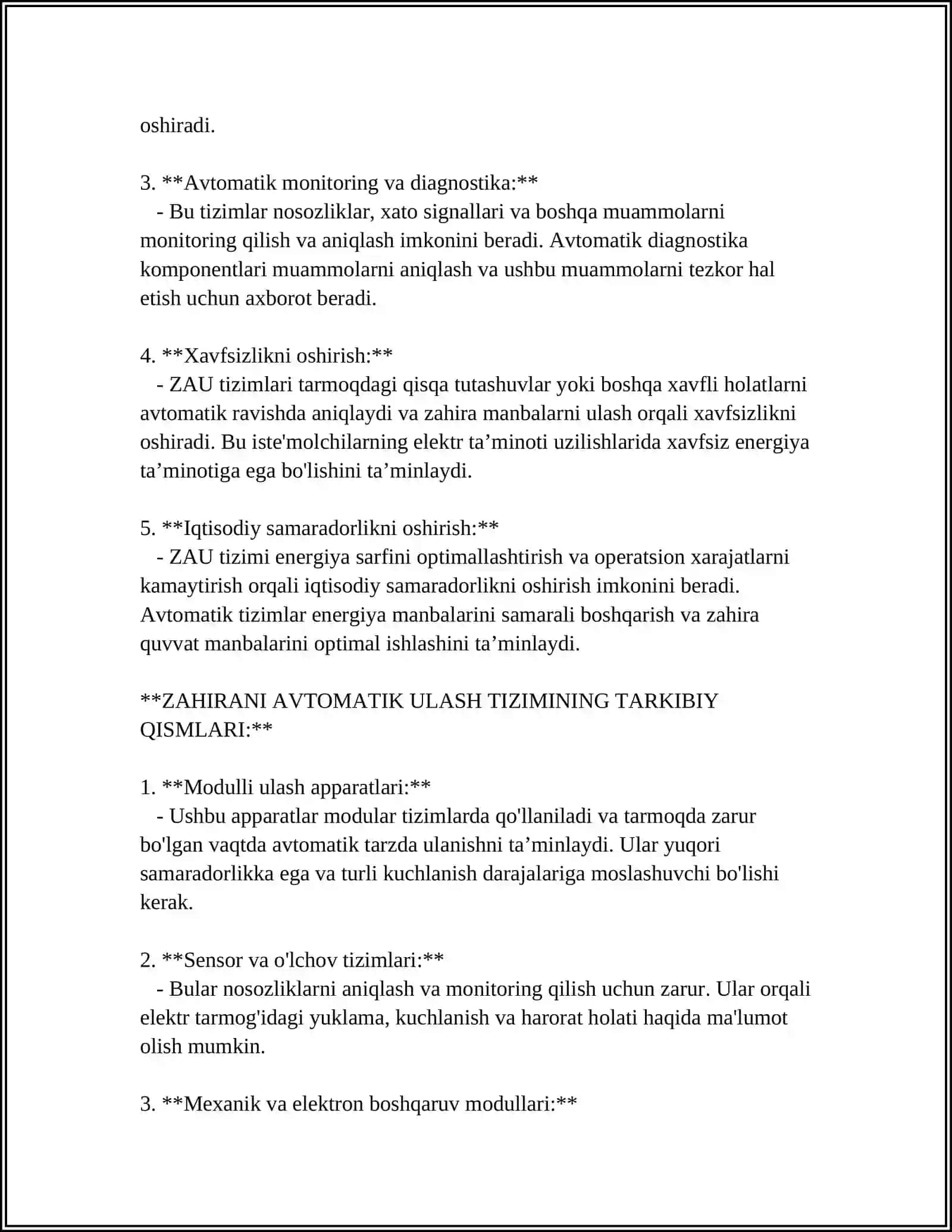 ZAHIRANI AVTOMATIK ULASH 4