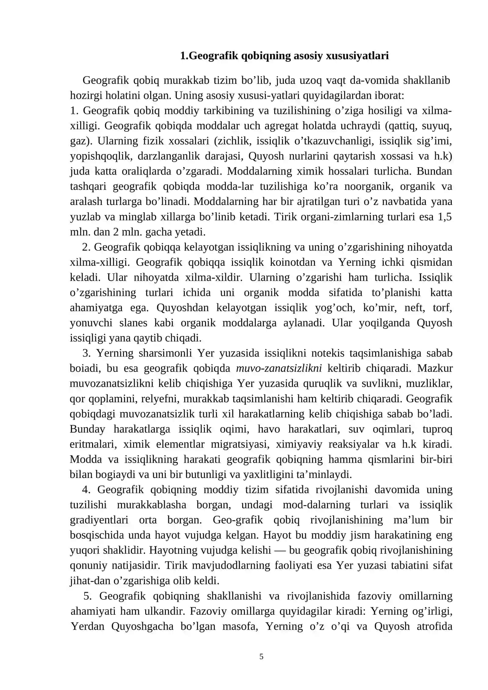 Mavjudotlarning xillari va vazifalari 4