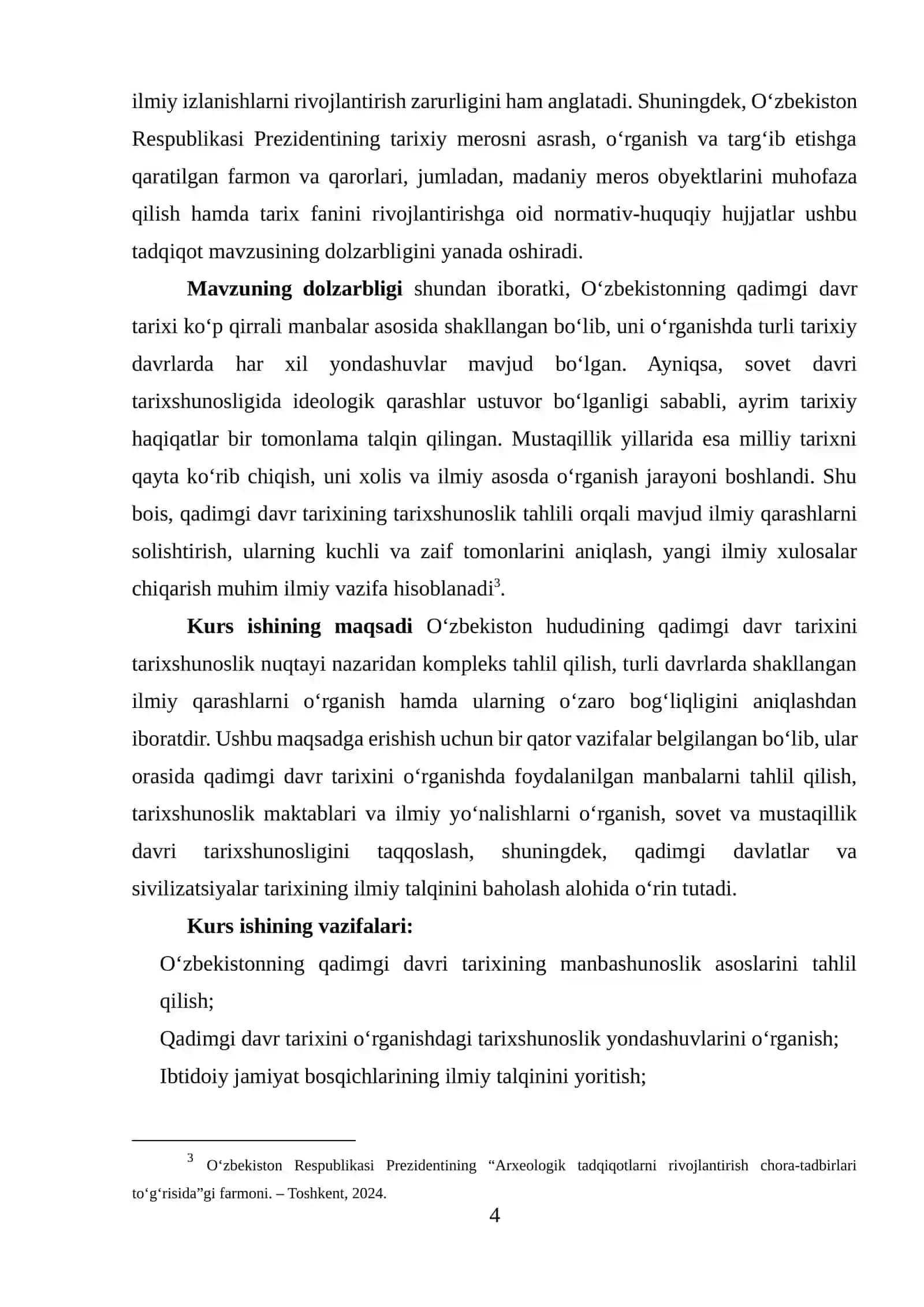 Oʻzbekistonning qadimgi davri tarixi tarixshunoslik tahlili 4