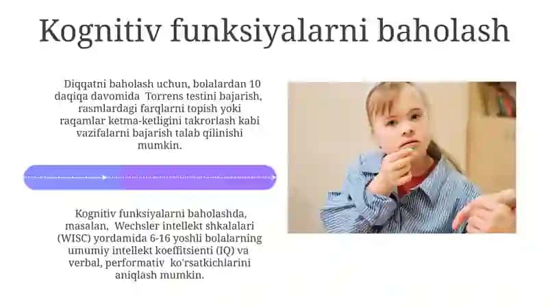 Rivojlanishida nuqsoni bo'lgan bolalarni psixologik-pedagogik tashxis qilish vazifalari 4