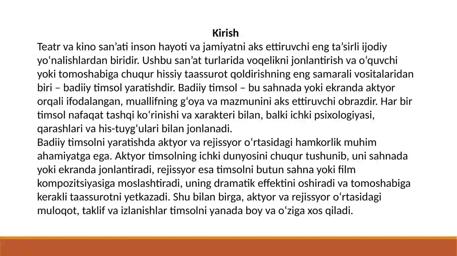 Badiiy timsol yaratish jarayoni 4