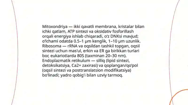 Odam organizmidagi hujayra va tŏqimalarning tuzilishi 4