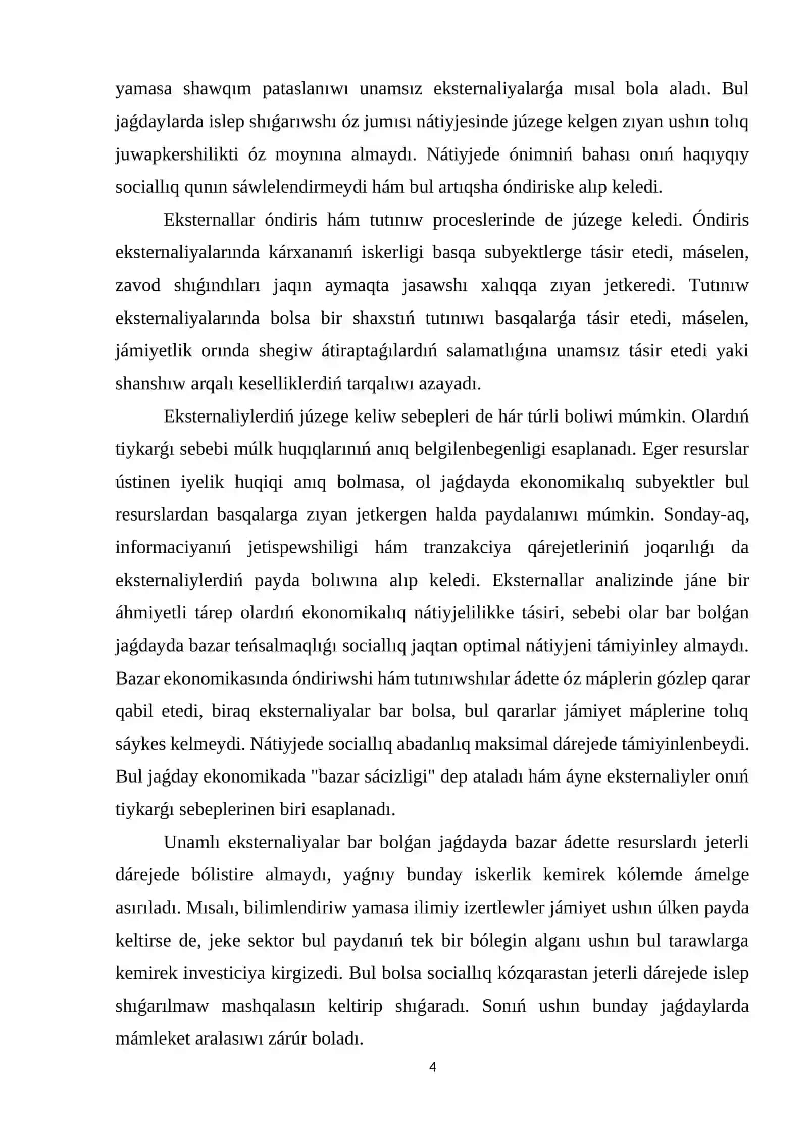 Eksternaliylar 4