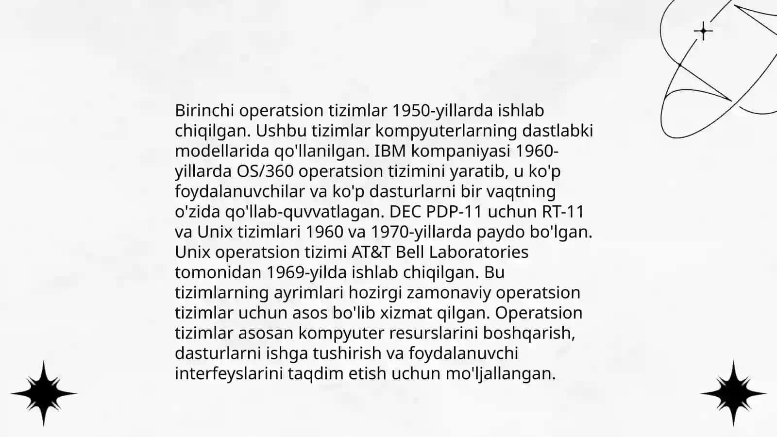 Operatsion tizim va ularning turlari 4