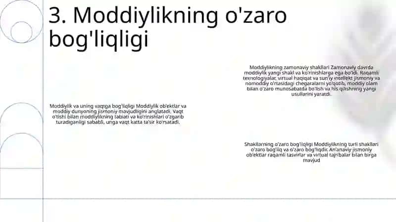 Zamonaviy Moddiylik va Uning Turlari 4
