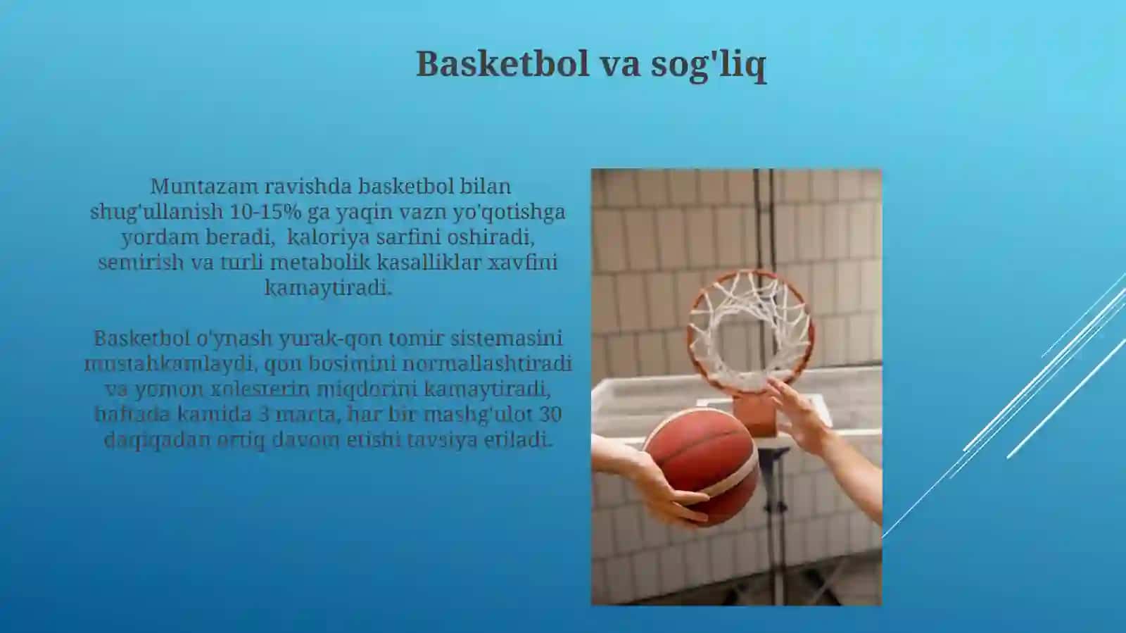 Basketbol va uning tarixi, topni savatga tashlash 4