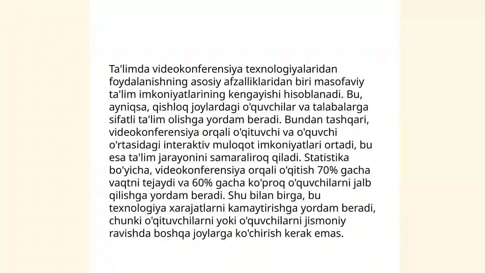 Videokonferensiyaning jamiyatdagi taʼsiri 4