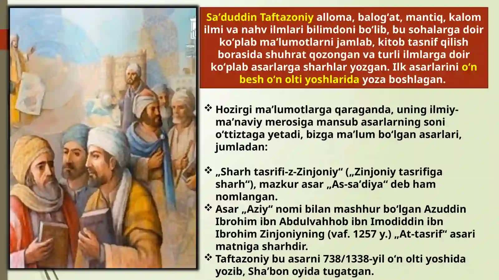 MARKAZIY OSIYODA TEMUR VA TEMURIYLAR DAVRI FAN TARAQQIYOTI 4