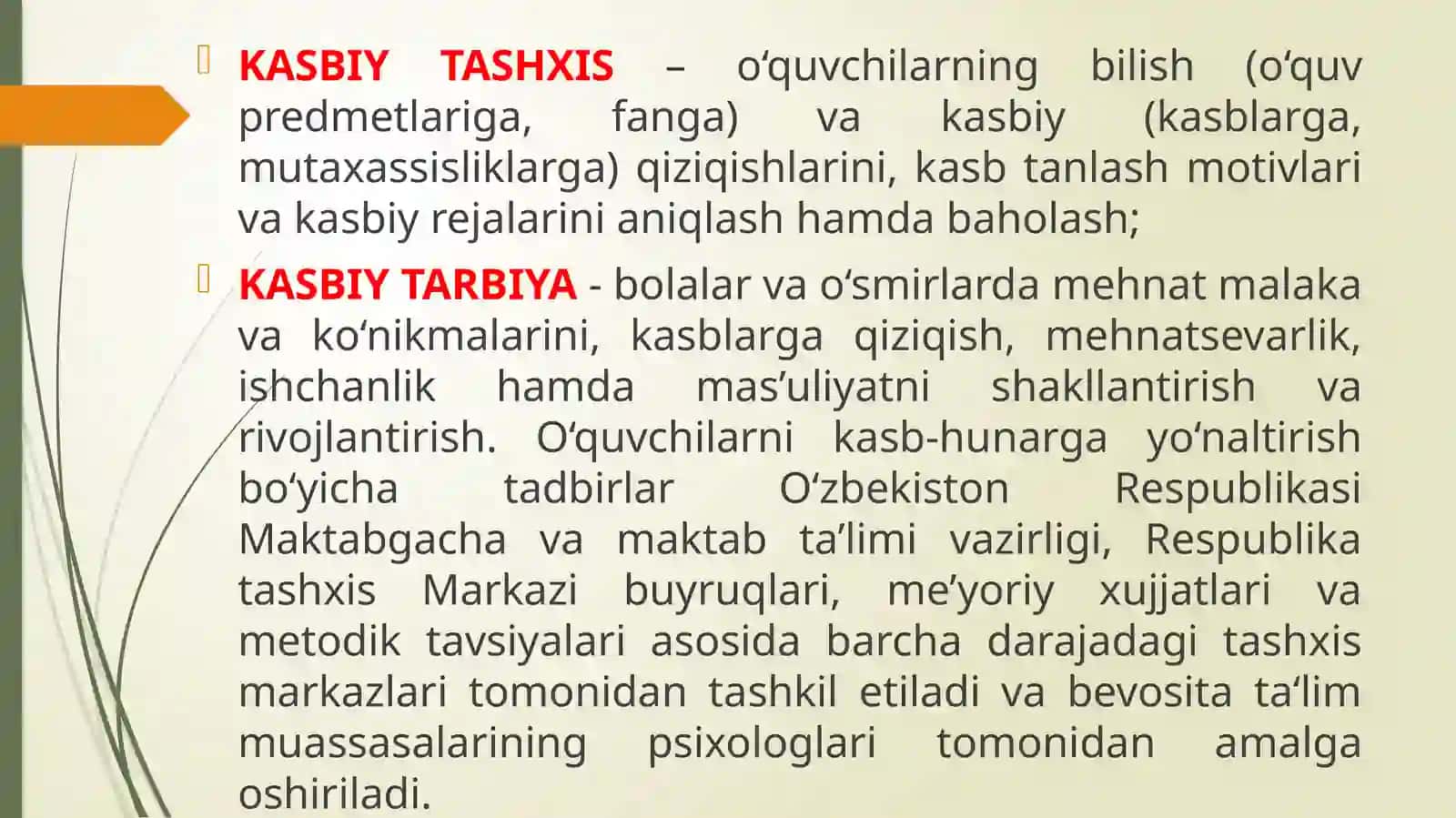 TURLI YOSH VA KATEGORIYADAGI TA’LIM OLUVCHILAR BILAN AMALIYOTCHI PSIXOLOGNING KASBGA YO’NALTIRISH FAOLIYATI 4