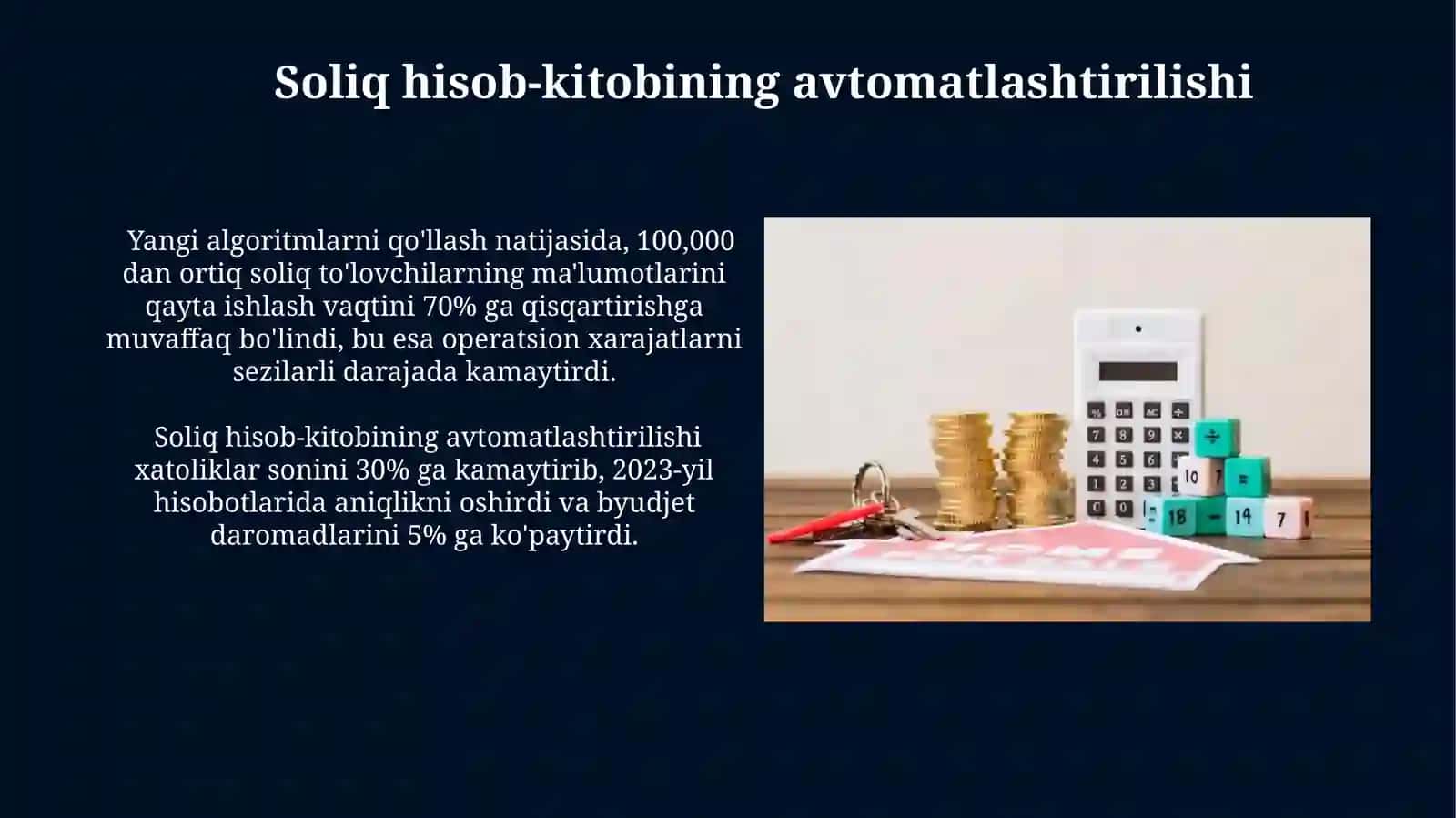 Jismoniy shaxslardan undiriladigan mahalliy soliqlarni hisoblash jarayonini takomillashtirish 4