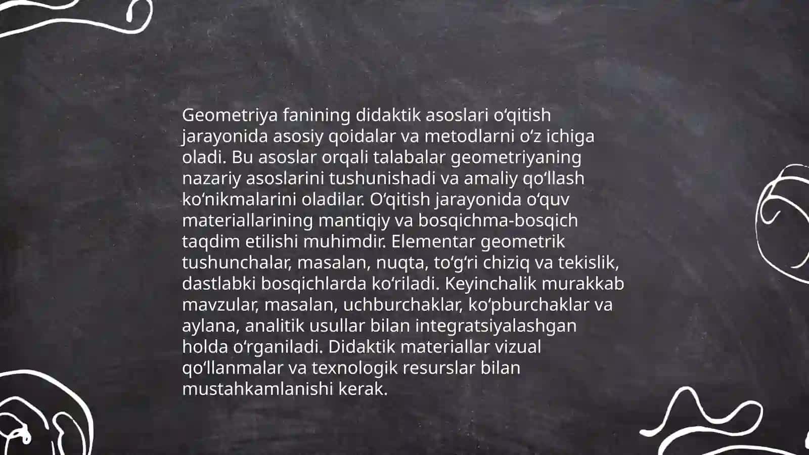 Geometriya kursida yuzani õqitish metodikasi 4