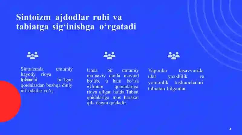 Sintoizm talimoti​ 4