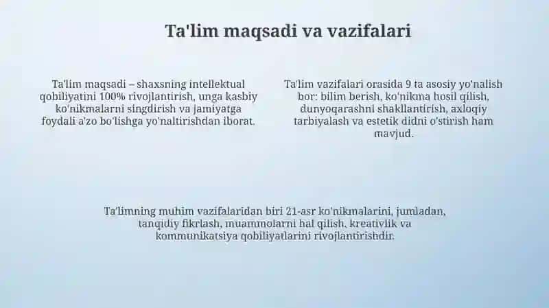Tarbiya jarayonining mohiyati va mazmuni 4