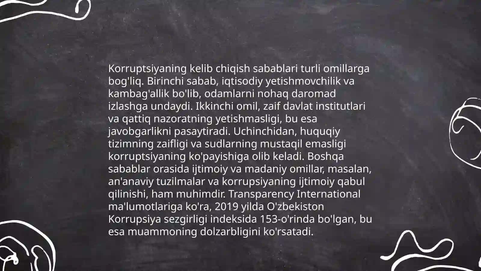 Korruptsiya tushunchasi va uning oqibatlari 4