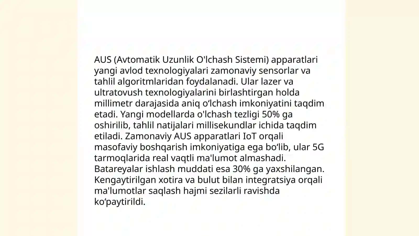 AUS platformasining zamonaviy apparatlari 4