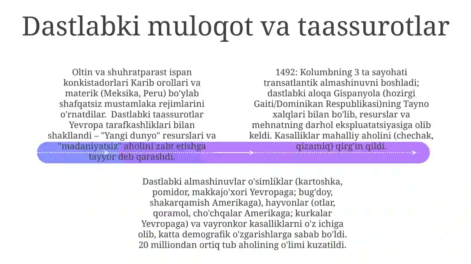 Kolumbning dengiz sayohatlari va yangi qit'aning kashf etilishi 4