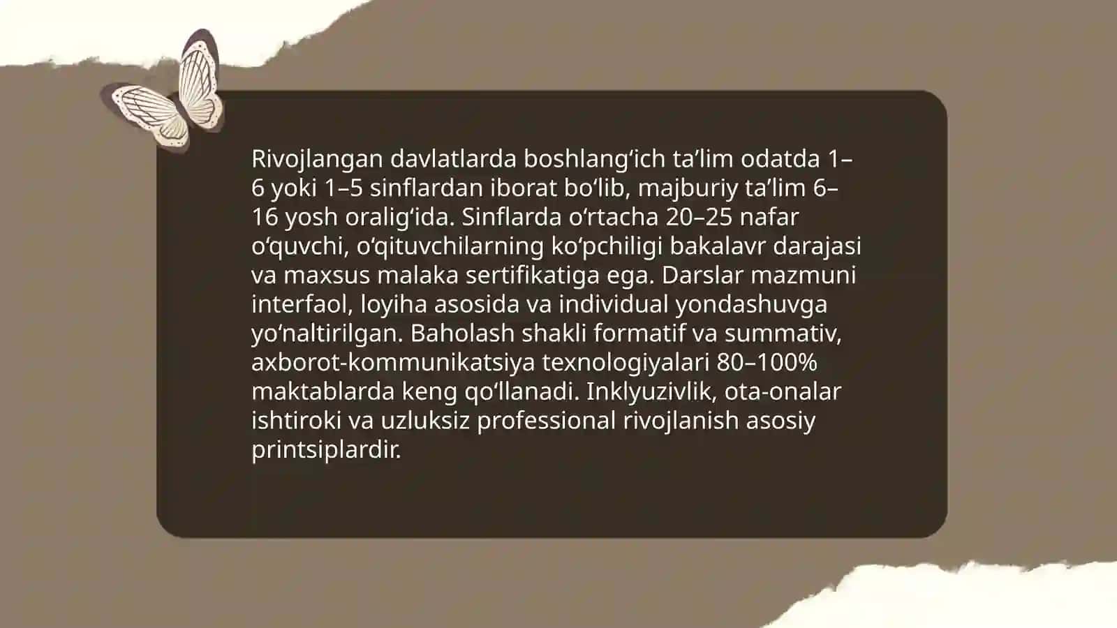 Rivojlangan davlatlarida talim tizimi 4