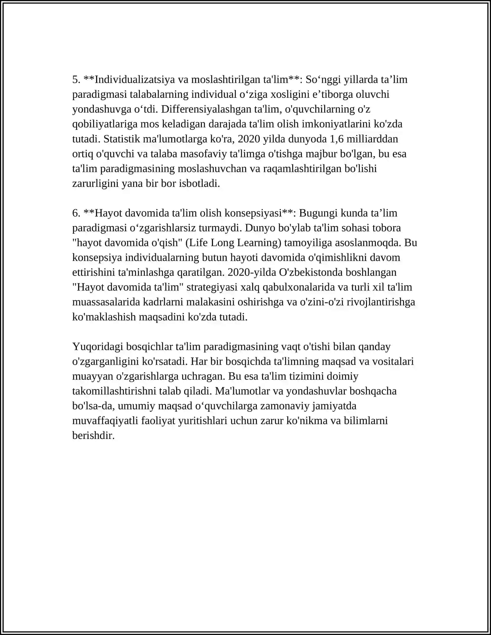 TAʼLIM PARADIGMALARI 4