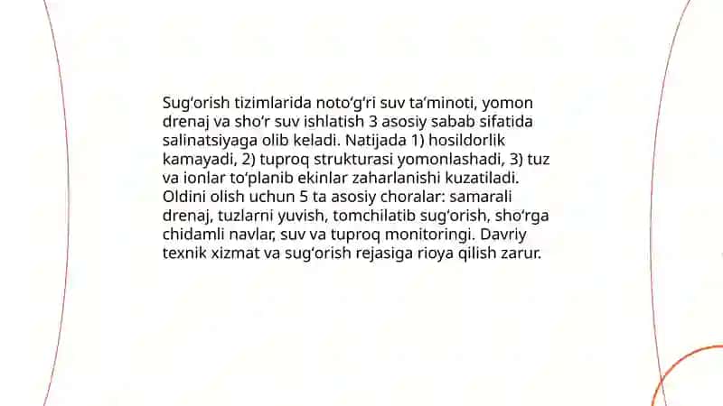 Qishloq xoʻjaligi va ekologik muomollar 4