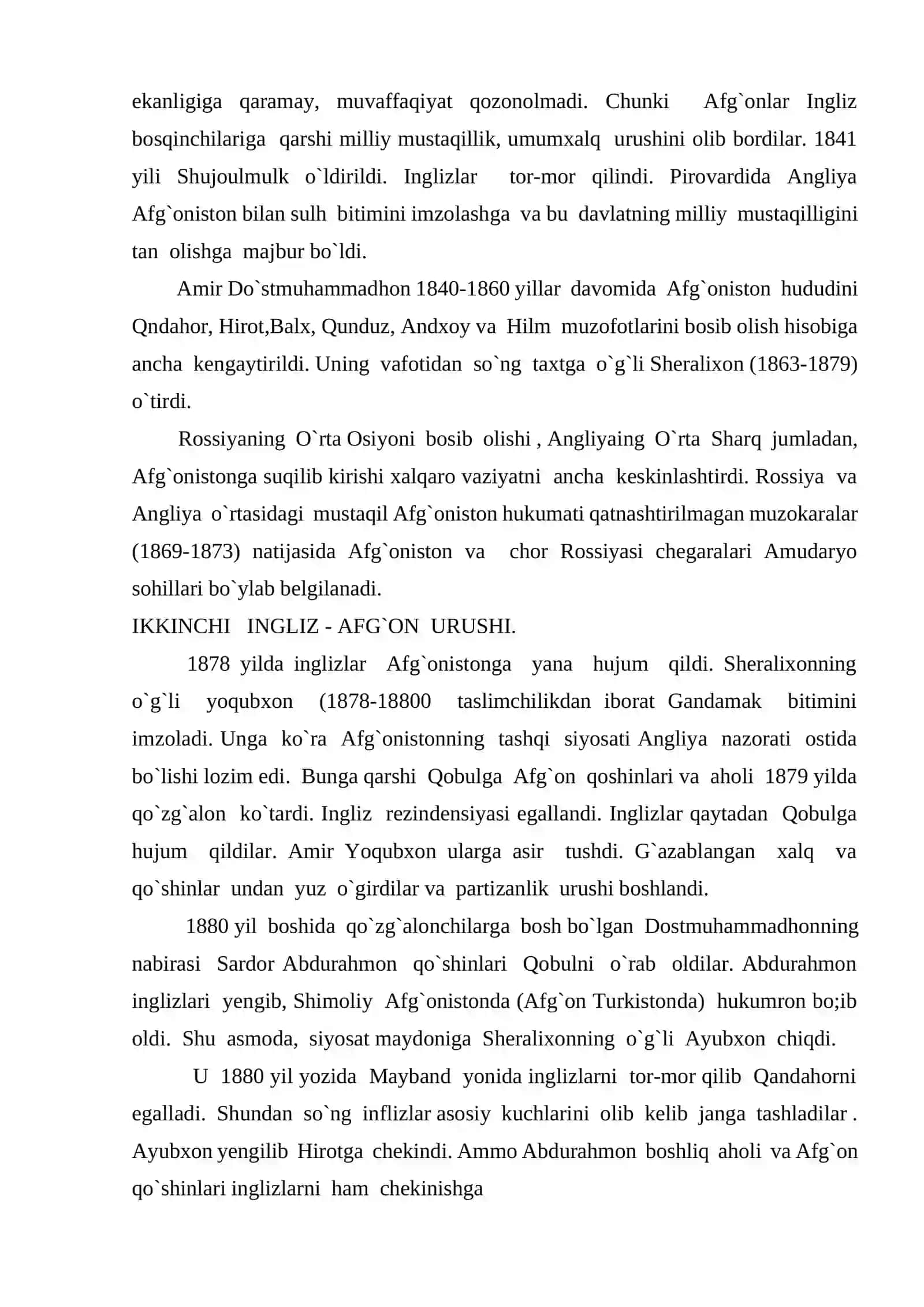 Afg’oniston va Somali davlatlariga iqtisodiy geografik tavsif 4