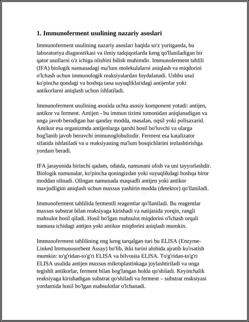 SEROLOGIK TEKSHIRISHNING IMMUNOFERMENT USULI 4
