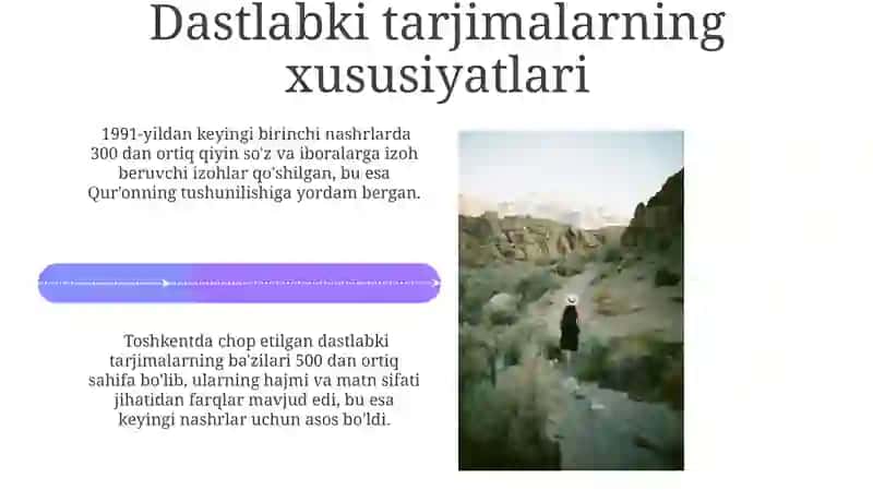 Mustaqillik yillarida Qurʼonning oʻzbek tiliga tarjima qilinishi va tavsiflari 4