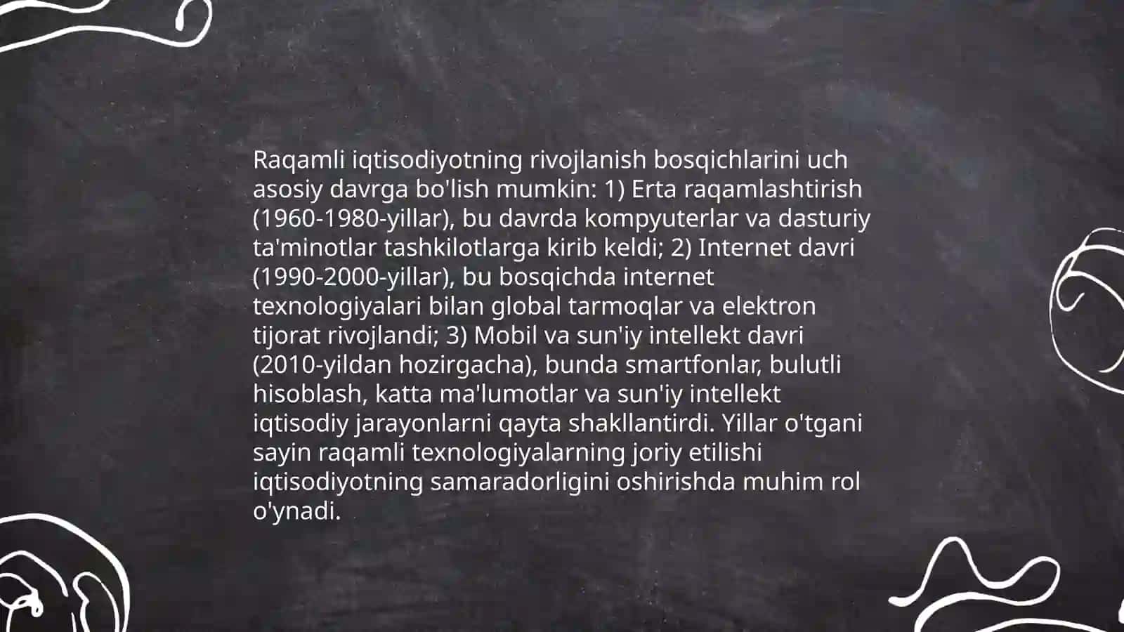 Raqamli iqtisodiyot va iqtisodiy o‘sish o‘rtasidagi o‘zaro bog‘liqlikni baholash 4
