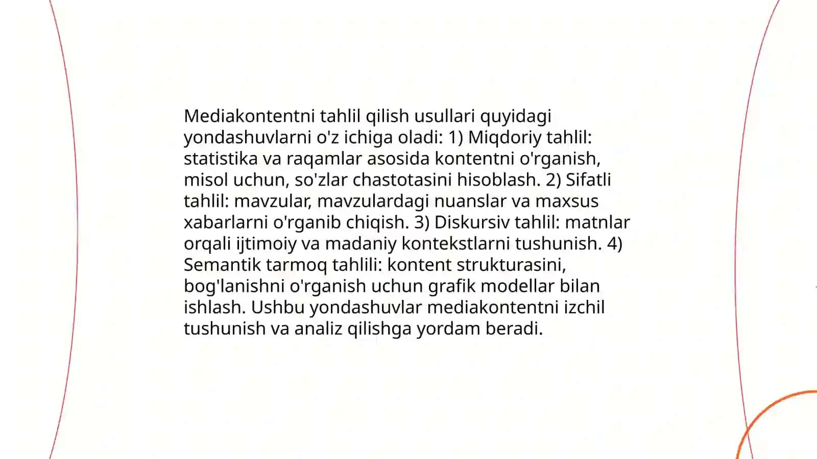 Axborot Matnlar bilan Ishlash va Mediys Madaniyati 4
