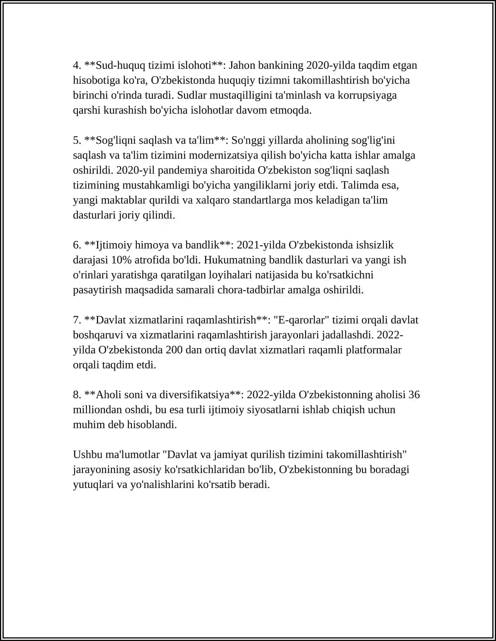 Davlat va jamiyat qurilish tizimini takomillashtirish 4