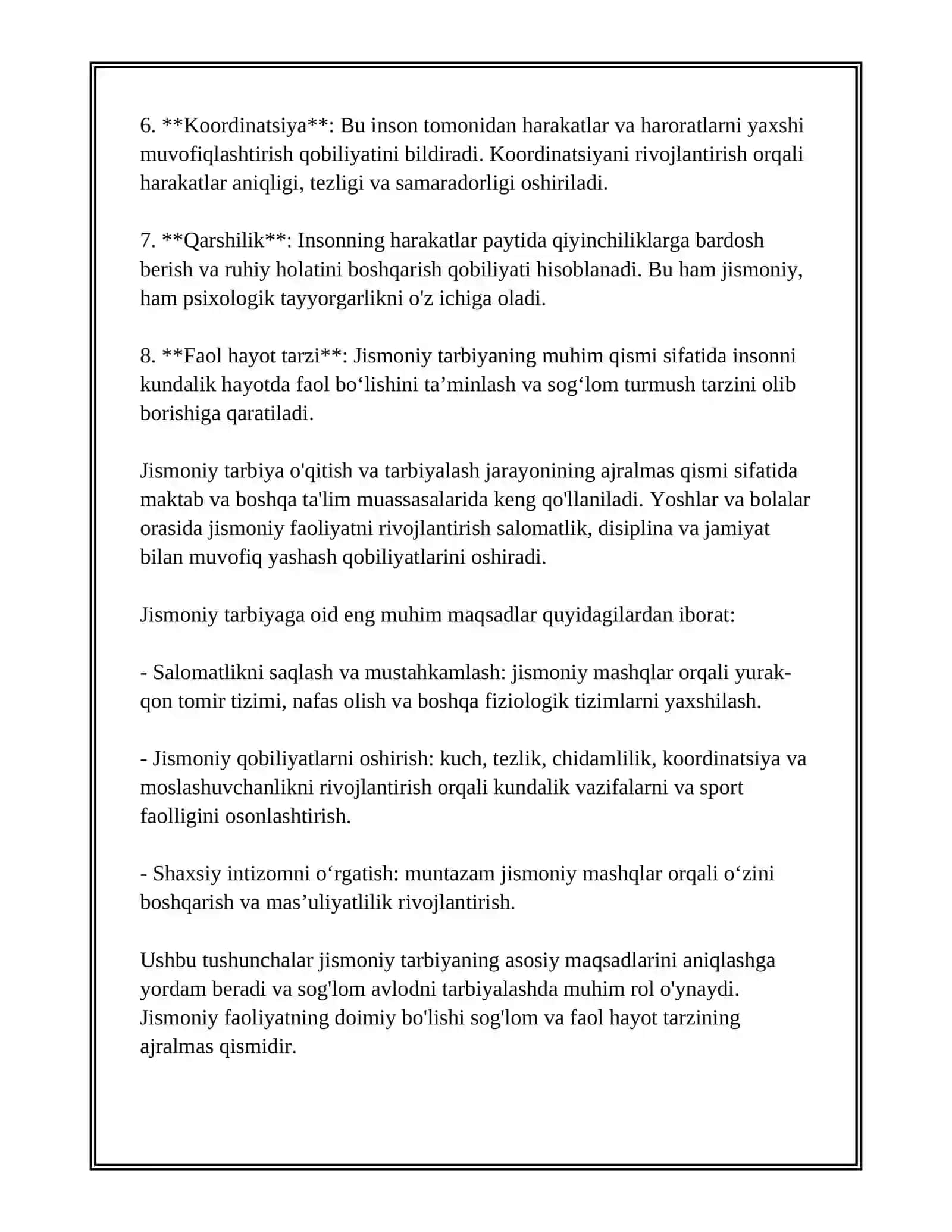 JISMONIY TARBIYA VOSITALARINING TAVSIFI 4