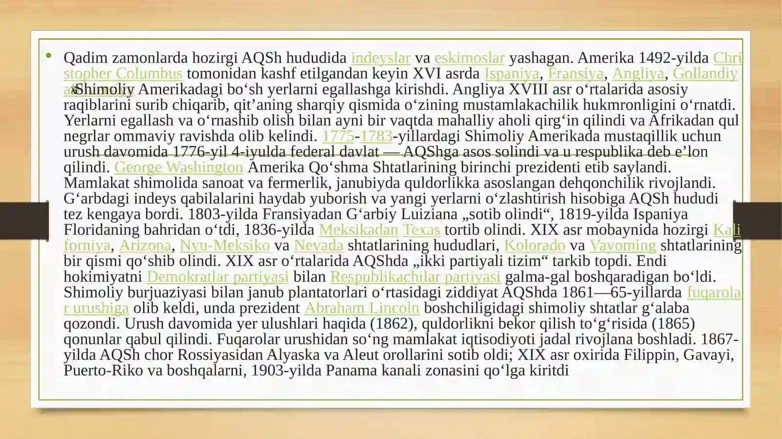AQSH davlati va uning ijtimoiy siyosati 4