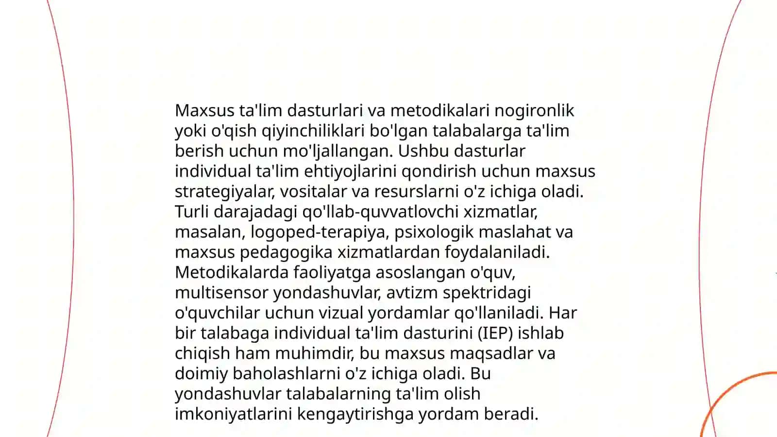 Ko'rishida nuqsoni bolgan bolalar uchun maktabgacha ta lim tashkiloti faoliyati 4