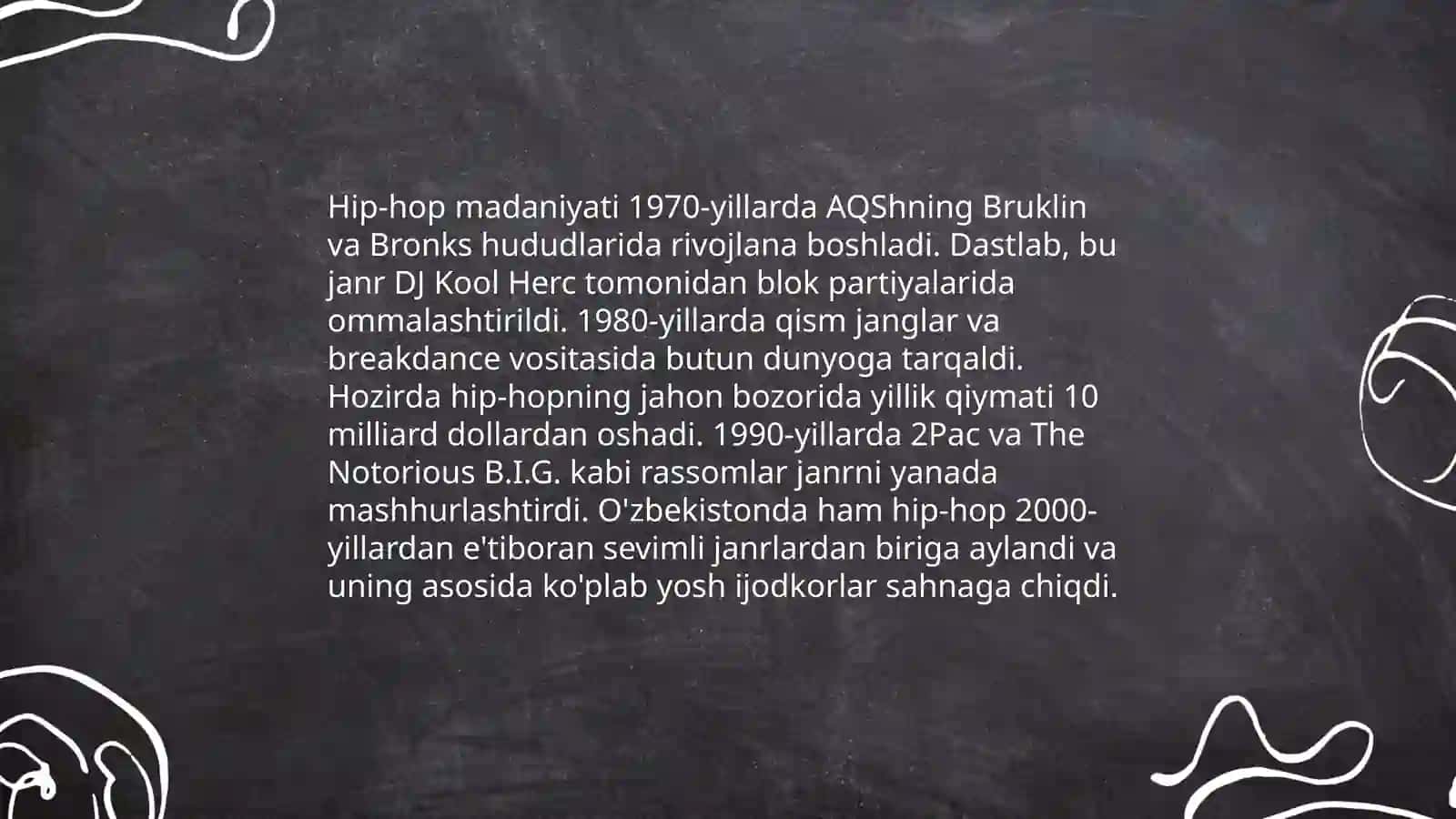 Rap musiqasi ta’siri haqida gap 4