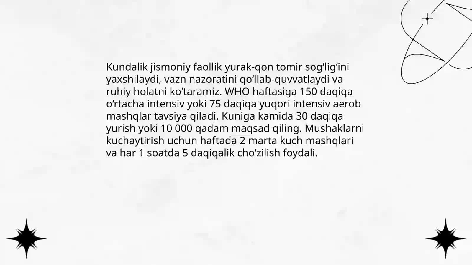 Sog’lom hayot tarsi 4