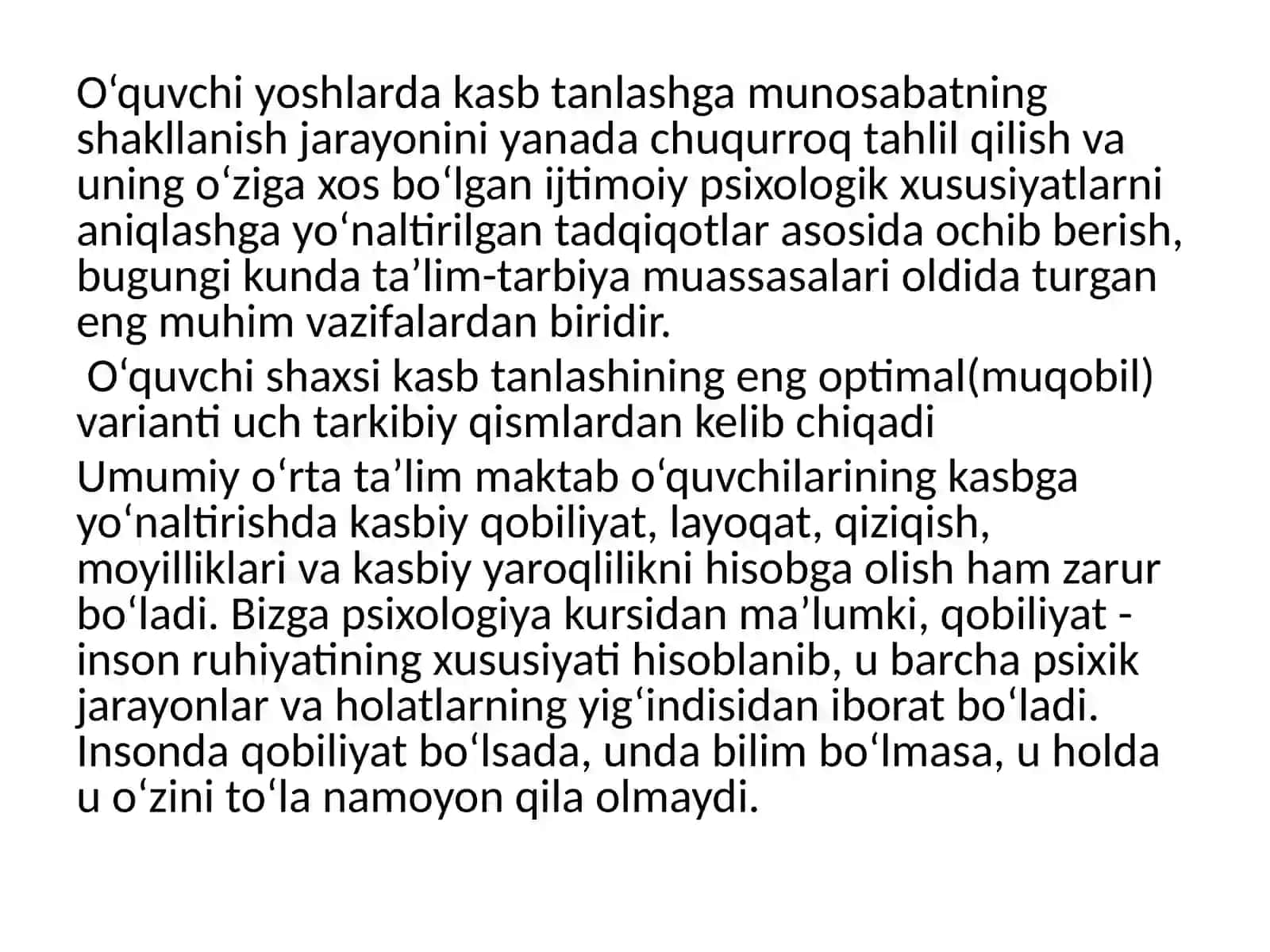 Matematika fanining kasbiy yonaltirib o'qitish jarayoni 4